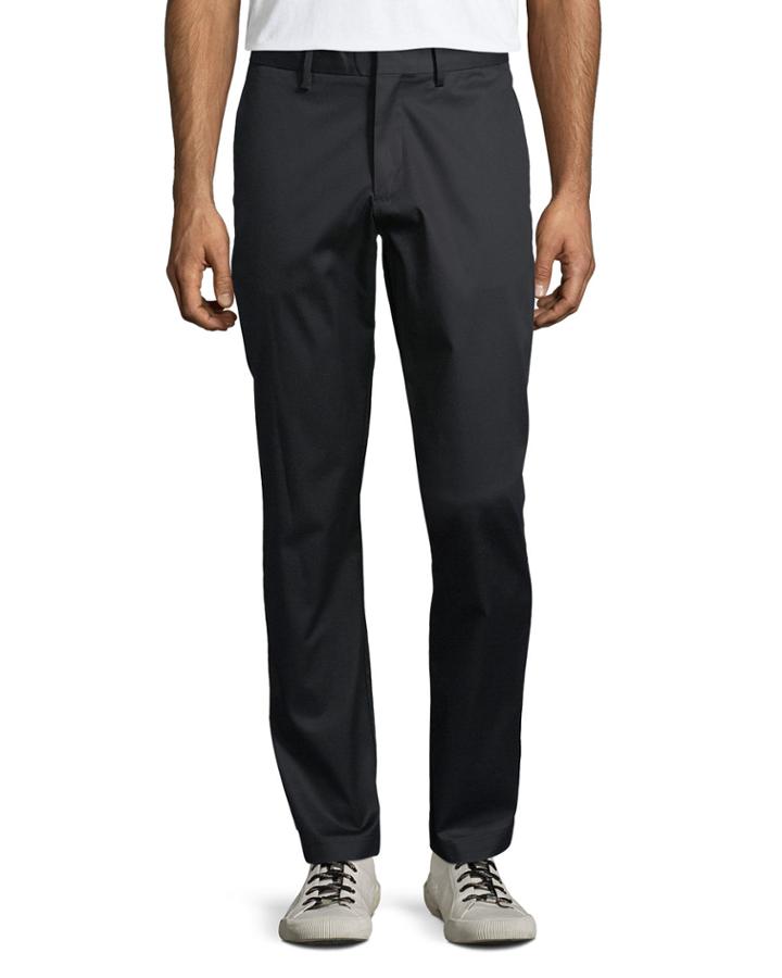 Men's Sateen Slim-leg Trousers