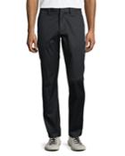 Men's Sateen Slim-leg Trousers