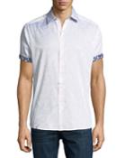 Men's Gypsy Tonal Jacquard Short-sleeve