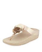 Florrie Metallic Wedge