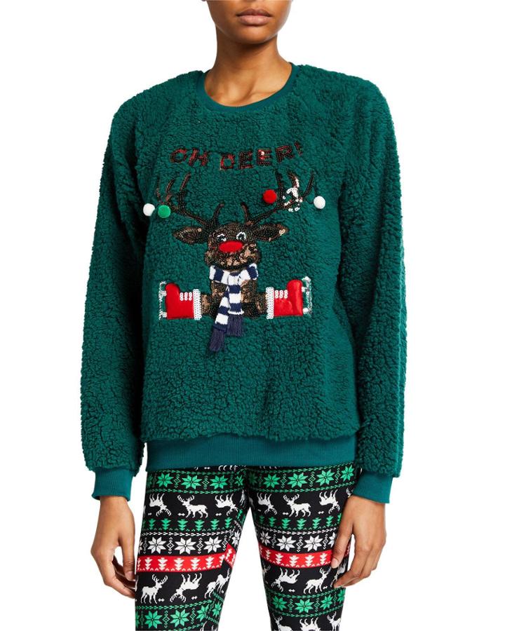 Oh Deer Sequin Reindeer