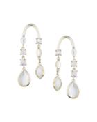 Rock Candy Arched Mixed-stone Earrings In Flirt