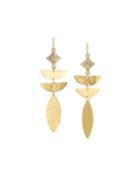 Abstract Diamond-illusion Earrings