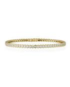18k Yellow Gold Channel-set Diamond Bangle
