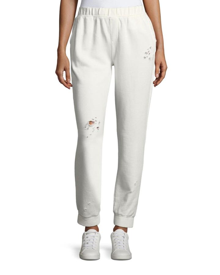Destroyed Wash French Terry