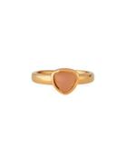 18k Rose Gold Pink Opal Ring,