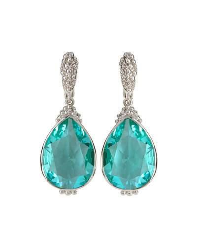 Bermuda Pear-cut Spinel Drop Earrings