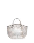 Nancy Gonzalez Crocodile Small Domed Tote Bag, White/gold, Women's, White I49