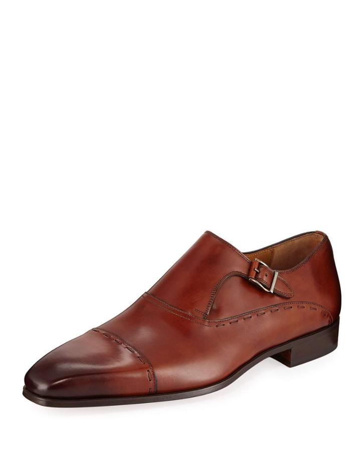 Men's Hand Antiqued Leather Dress