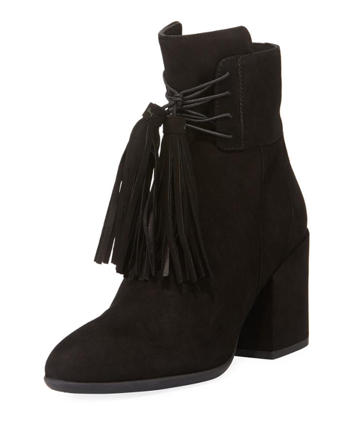 Vyne Block-heel Tassel Booties
