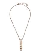 Linear Pearl Pendant Necklace,