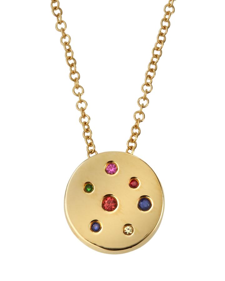 14k Mini Disc Rainbow