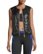 Quilted Zip-front Gilet