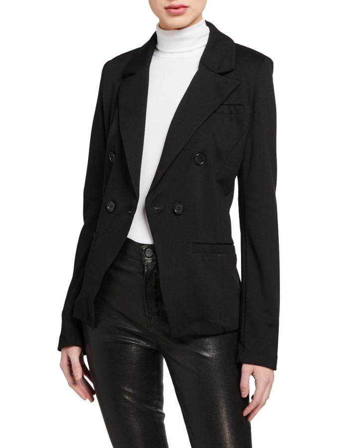 Ponte Double-breasted Blazer