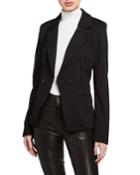 Ponte Double-breasted Blazer