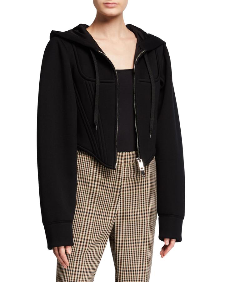 Very Cropped Corset Hoodie