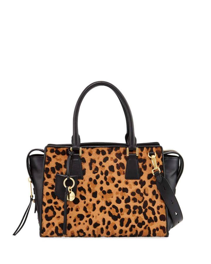 Marli Leopard-print Square