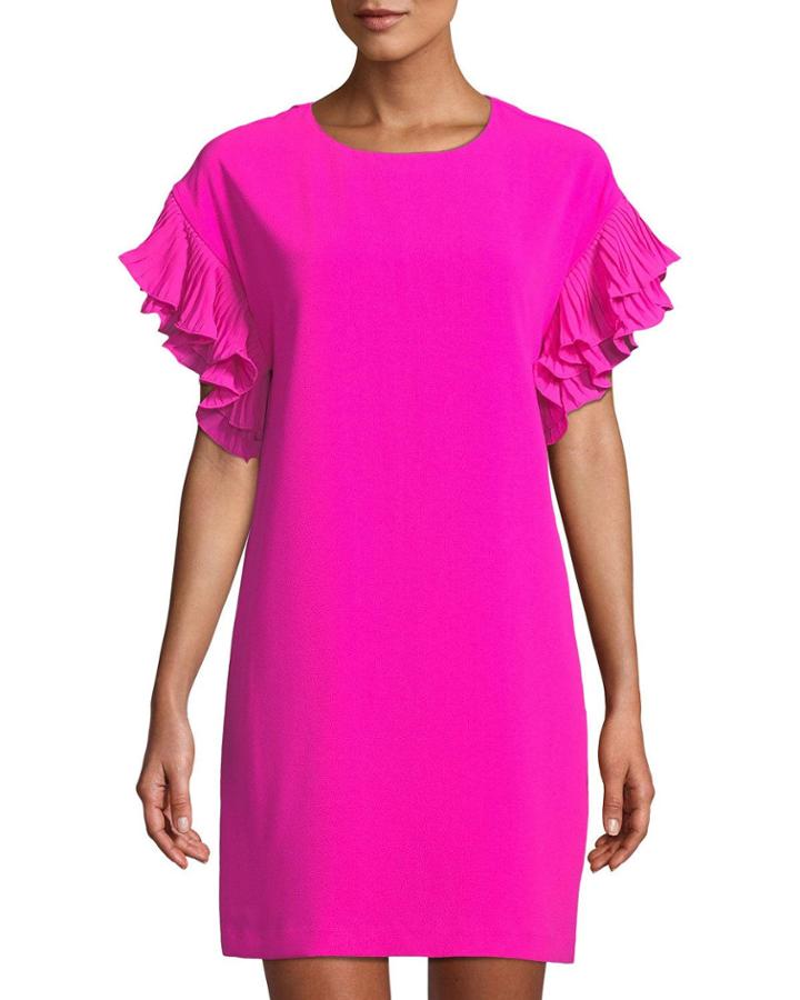 Pleated-ruffle Sleeve