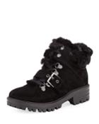 Kedison Suede Lace-up Booties