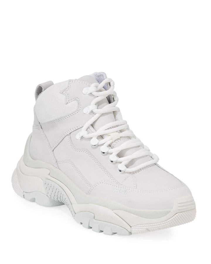 Alfa High-top Sneakers With Chunky Heel
