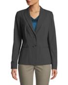 Mabel Two-button Suiting Jacket, Gray