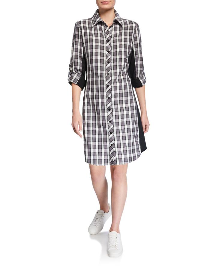 Casey Check Combo Long-sleeve