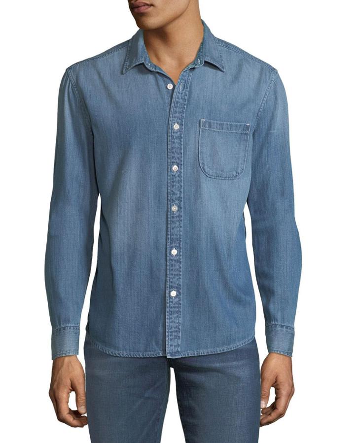Men's Single-pocket Denim