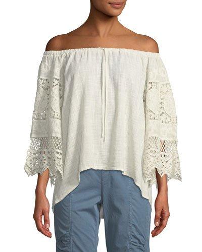 Sake Off-the-shoulder