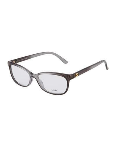 Translucent Plastic Optical Glasses, Black