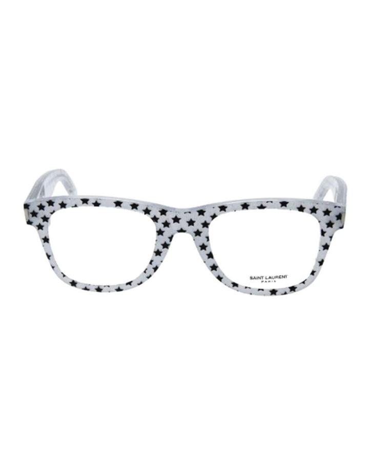 Square Glittery Stars Acetate Optical Glasses