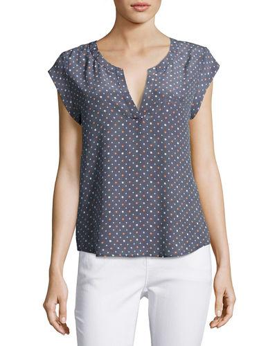 Ryanna Cap-sleeve Printed