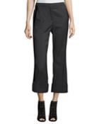 Paula Straight-leg Mid-rise Wool Pants