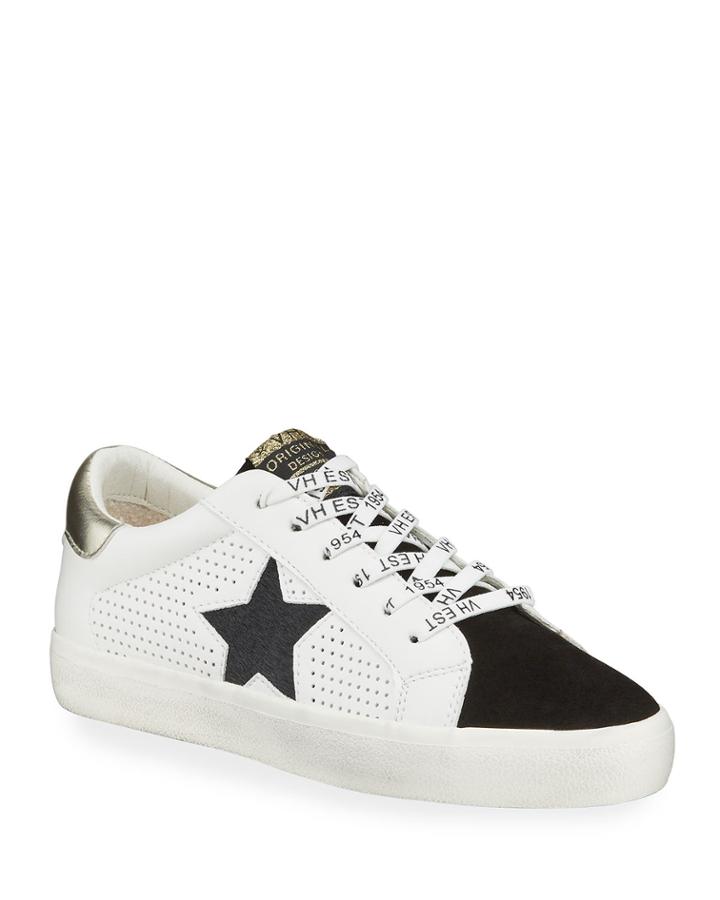 Gadol Star Metallic Low-top Leather