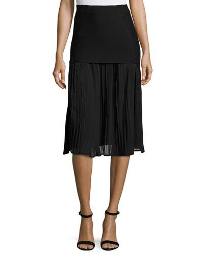 Pleated-front