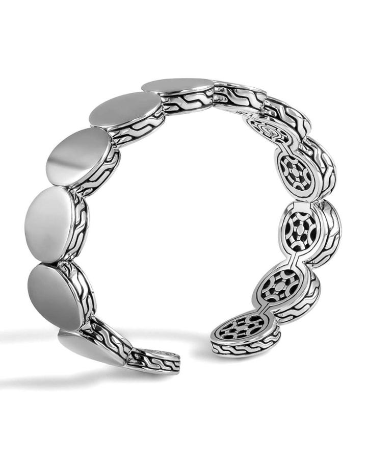 Dot Sterling Silver Flex Cuff