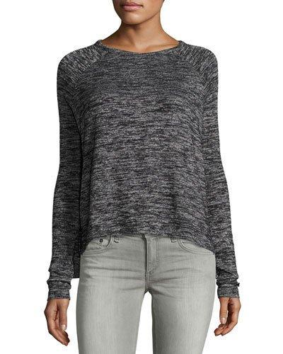 Camden Long-sleeve Jersey Tee, Black