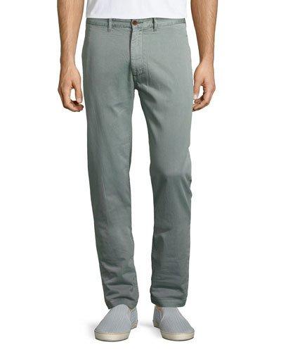 Chino Straight-leg Beach Pants, Green