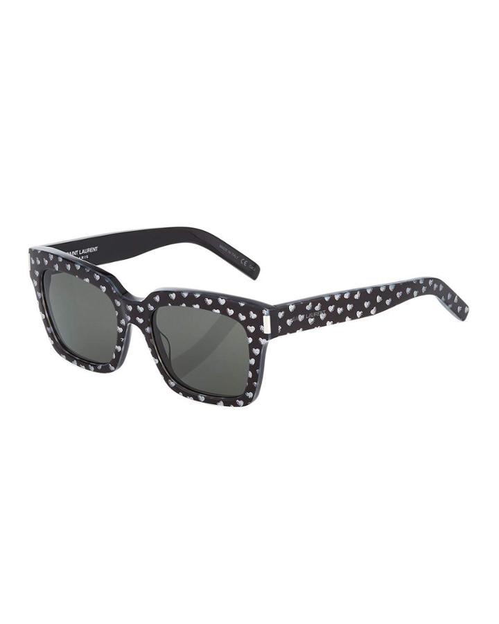 Bold 1 Heart Square Acetate