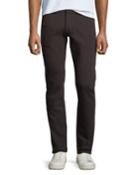 Men's Five-pockets Slim Twill Pants