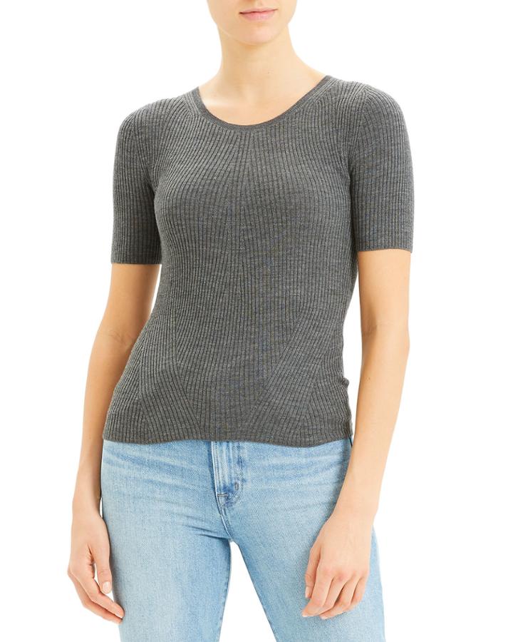 Moving Rib Regal Wool Tee