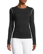 Long-sleeve Contrast