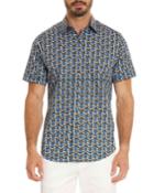Tames Geometric-print Short-sleeve