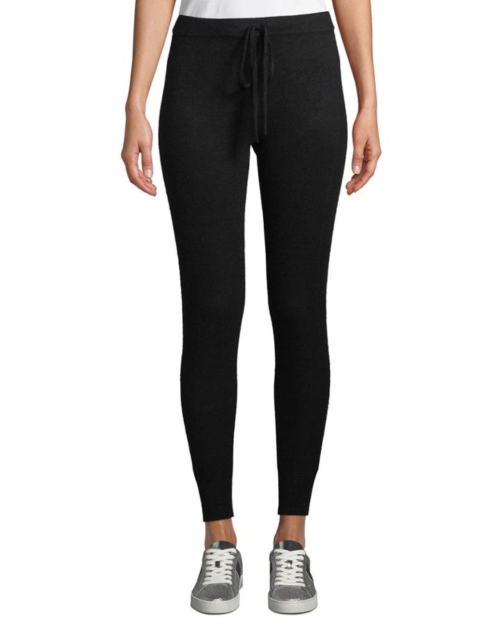 Cashmere-blend Drawstring Jogger Pants