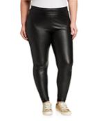 Plus Size Faux-leather