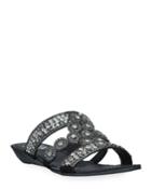 Flat Embellished Cage