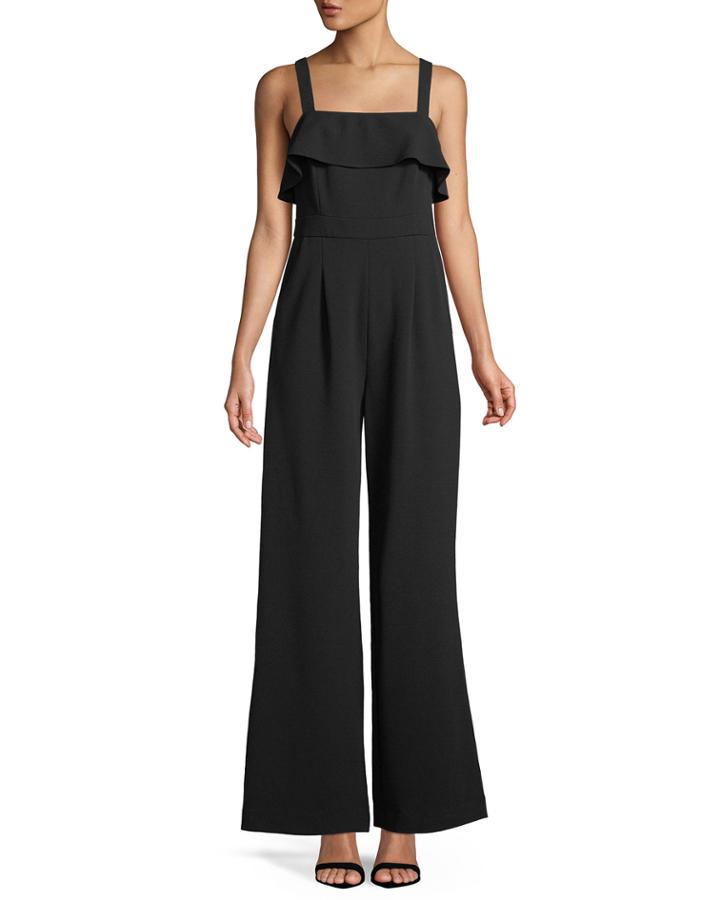 Wide-leg Ruffled Jumpsuit