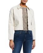 Tomasita Cropped Zip Jacket