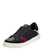 Men's Reynold Check & Leather