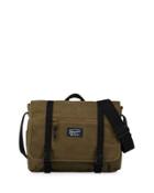 Waxed Canvas Messenger Bag, Dusty Olive