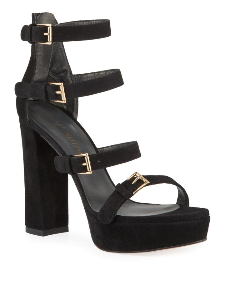 Fourbuck Suede Platform Pumps